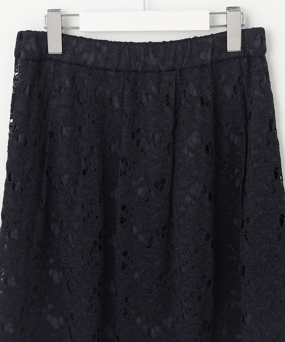 自由区 【セットアップ対応・洗える・XSサイズあり】レースコンビ スカート 