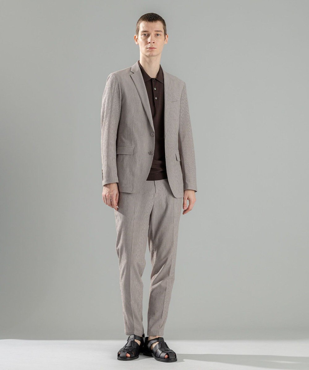 JOSEPH HOMME ＜新色追加＞新素材【通気性/ストレッチ】トリコサッカーストレッチ ドロスト付テーパードパンツ /  PEGG CONVERTIBLE 