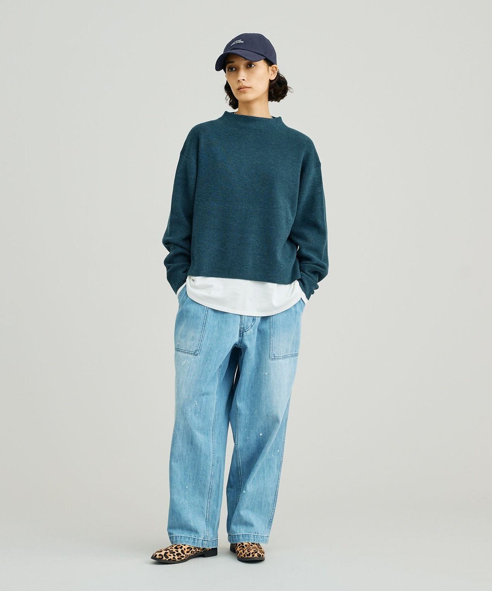 J.PRESS YORK STREET 【WOMEN】ANTI PILLING WOOL ボトルネックニット 