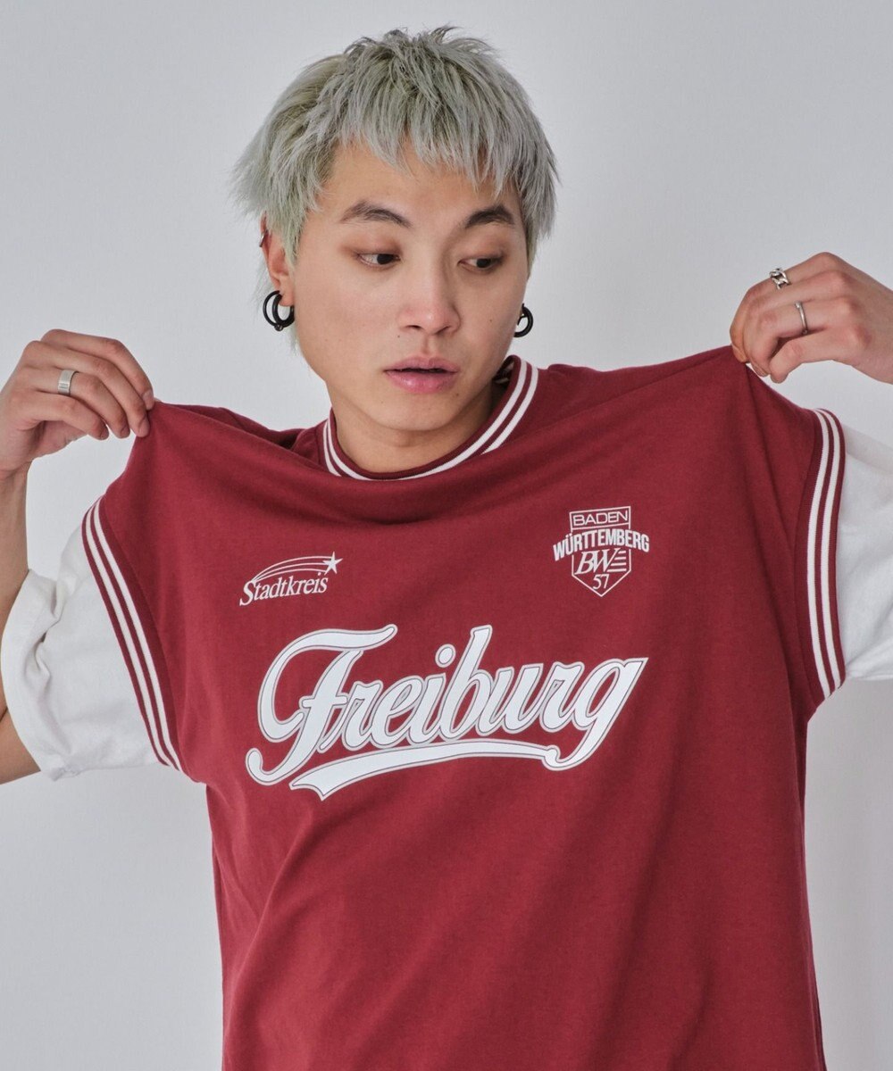 WEGO 【ユニセックス着用ITEM/MLサイズ展開】フェイクタンクグラフィックT（SS） 