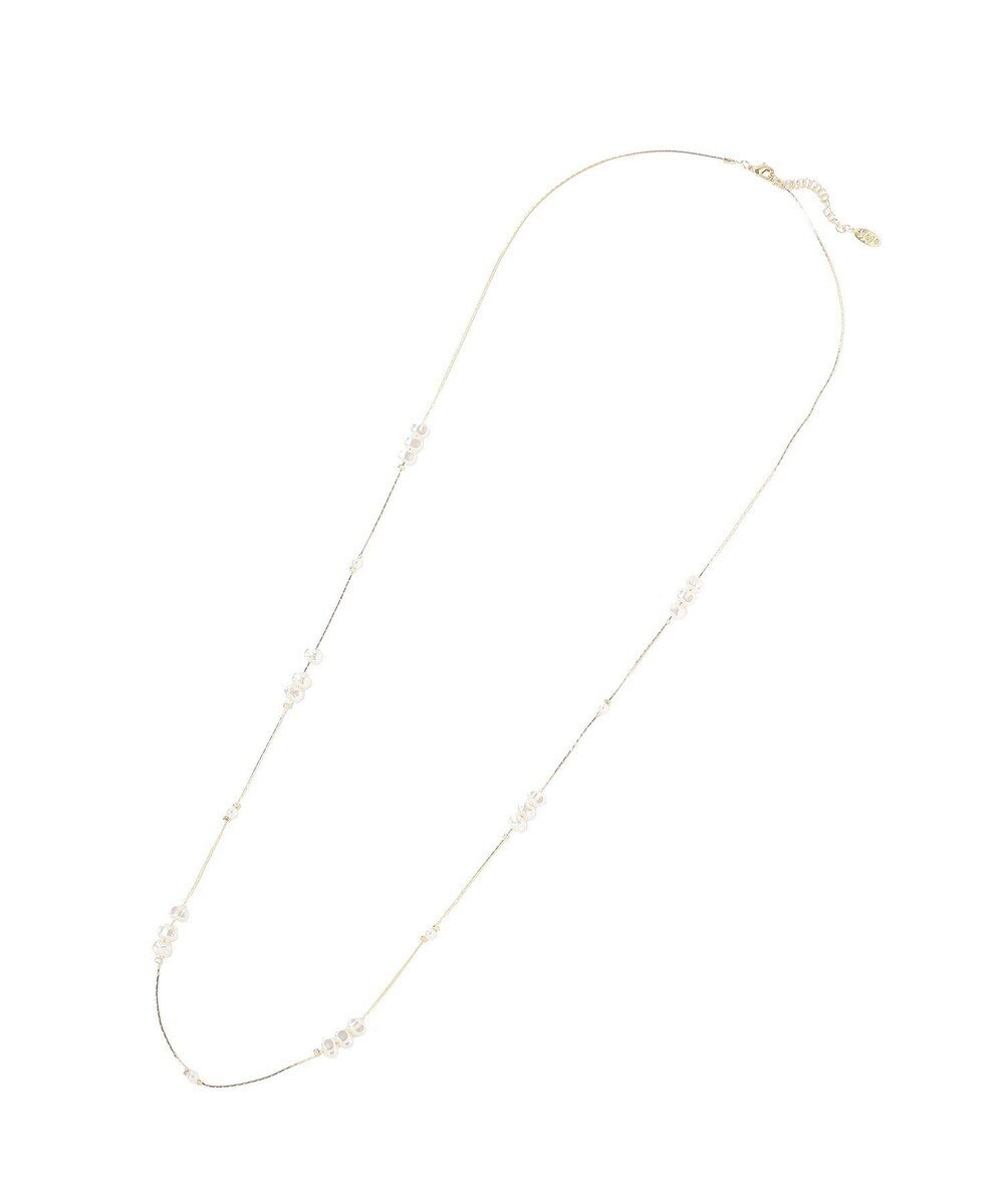 YECCA VECCA パールMIXロングネックレス 