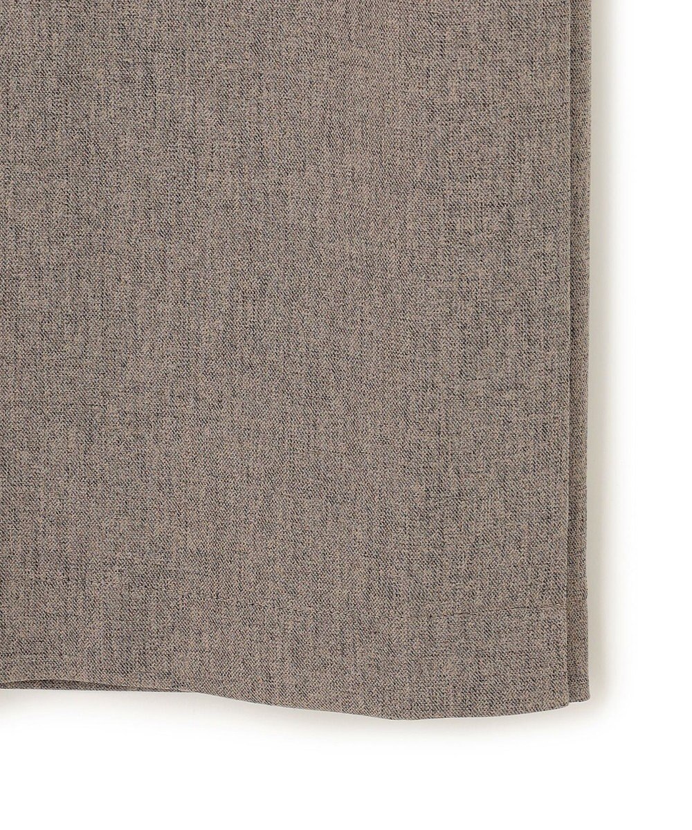 uncrave ウォッシャブルウールライクツイル Iラインスカート 