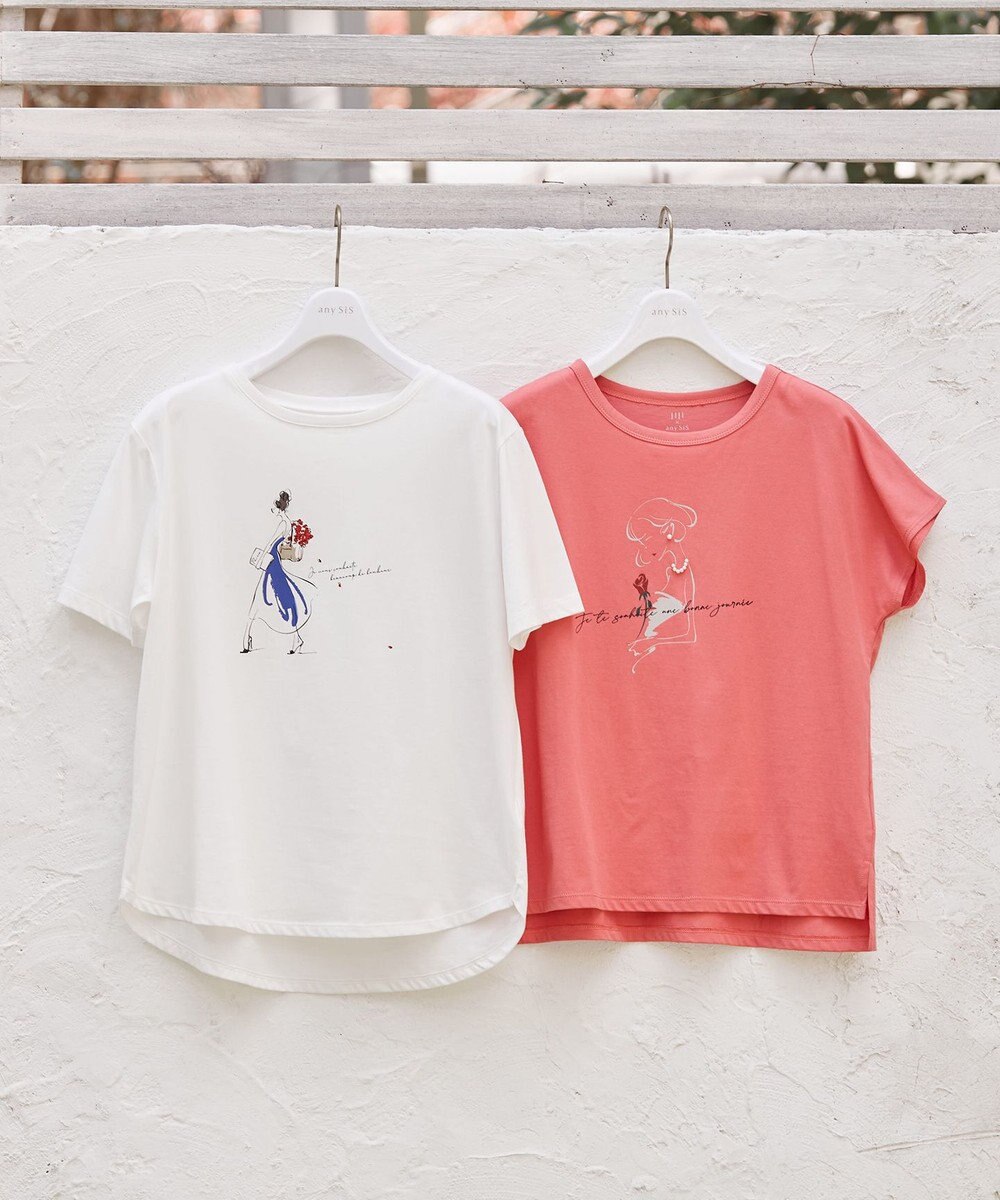 ANY SIS 【JIJI × any SiS】イラスト Tシャツ 