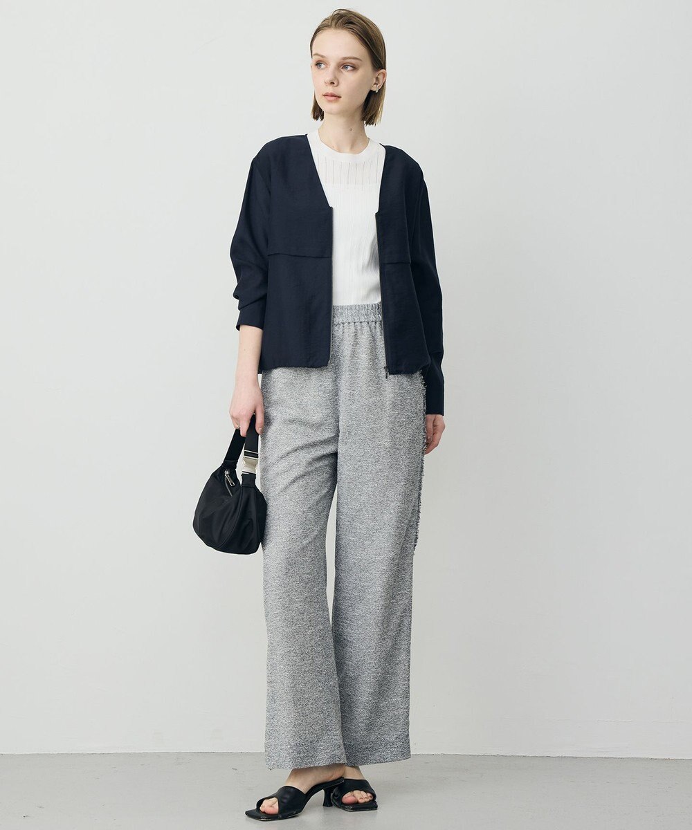 ICB 【WEB限定カラーあり】 リヨセルナイロンワッシャー Vネックブルゾン 