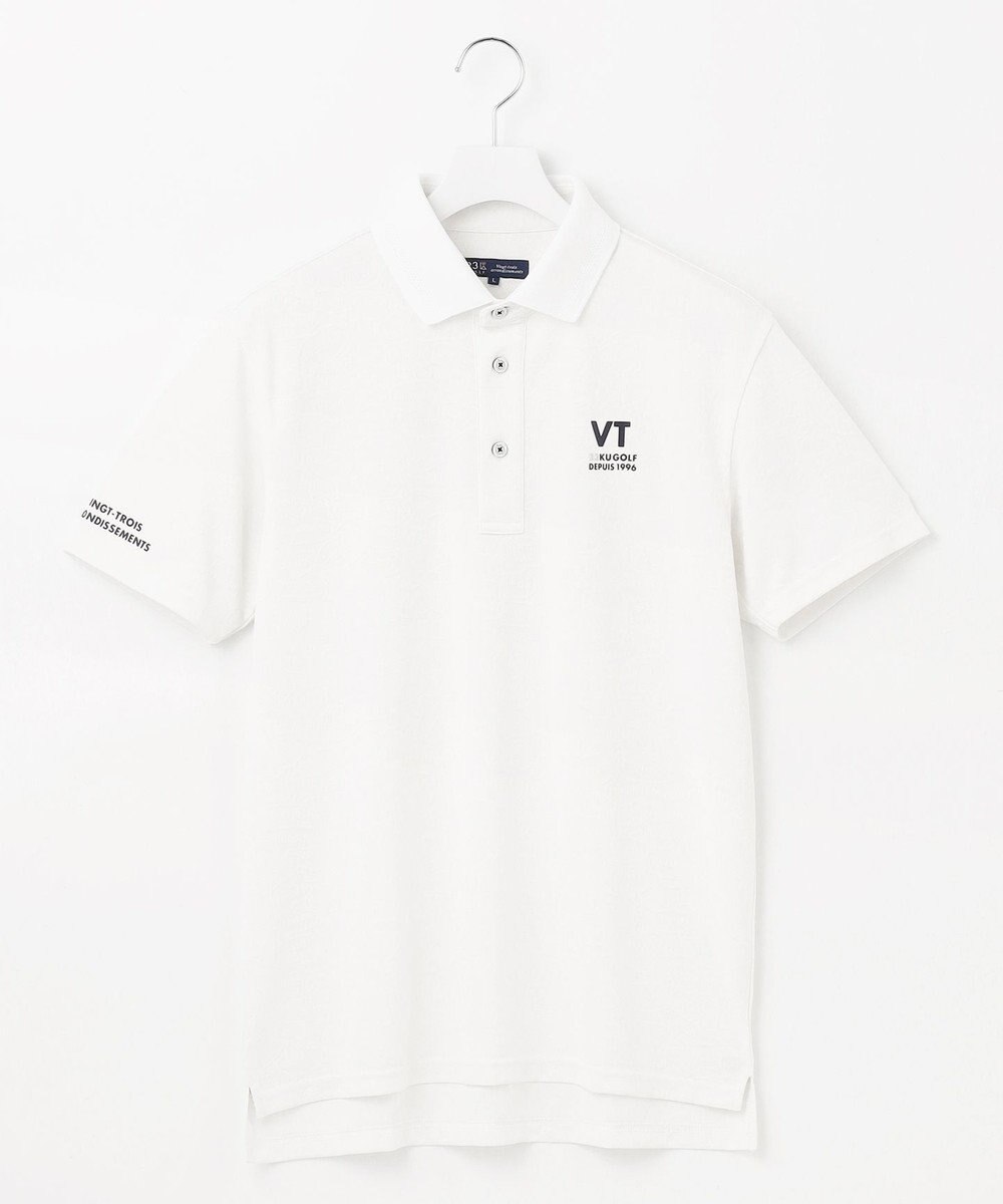 23区GOLF 【MEN】【吸水速乾/UVケア】ＹＥＬＬ柄ジャガード ポロシャツ 