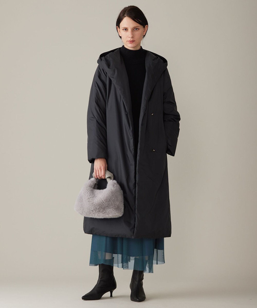 自由区 ADSシャンブレータフタ ダウンコート 