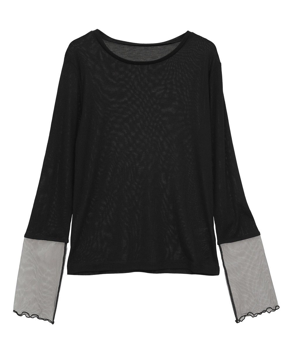 earth music&ecology シアースリーブプルオーバー 