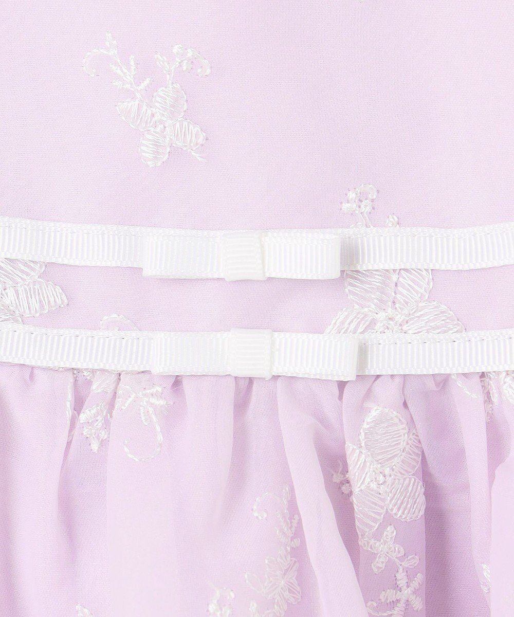 ANY KIDS 総刺繍 花柄ワンピース 