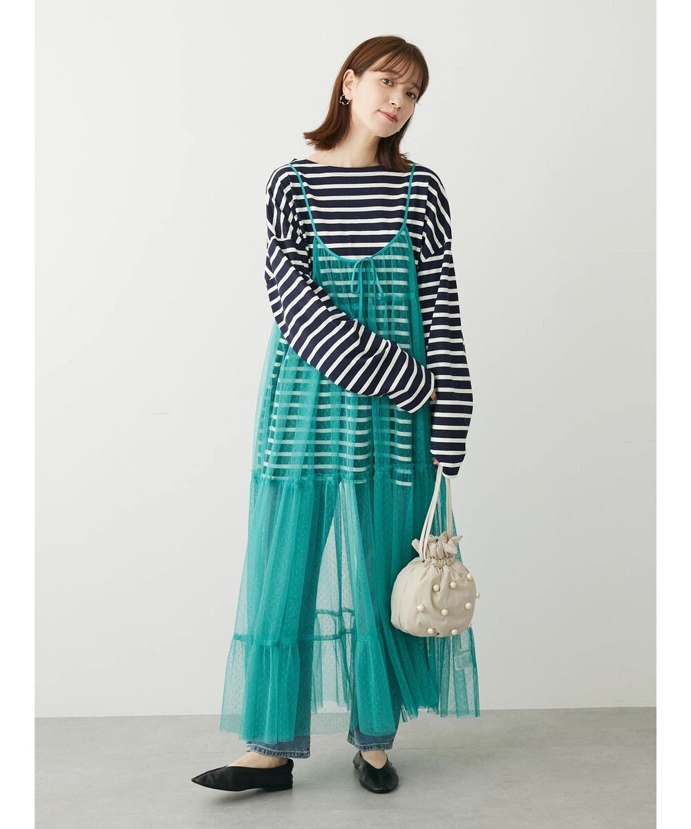 Green Parks ボーダーゆるチュニック 