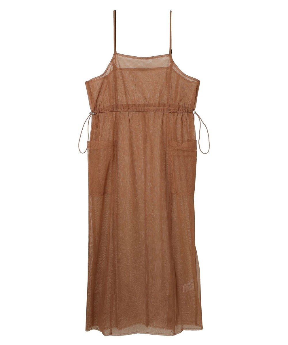 Green Parks ・ＥＬＥＮＣＡＲＥ　ＤＵＥ　チュールドロストキャミワンピ 