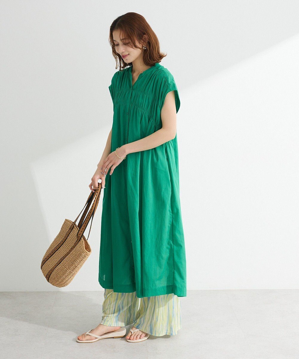 Green Parks Ｉ　シャーリングワンピース 
