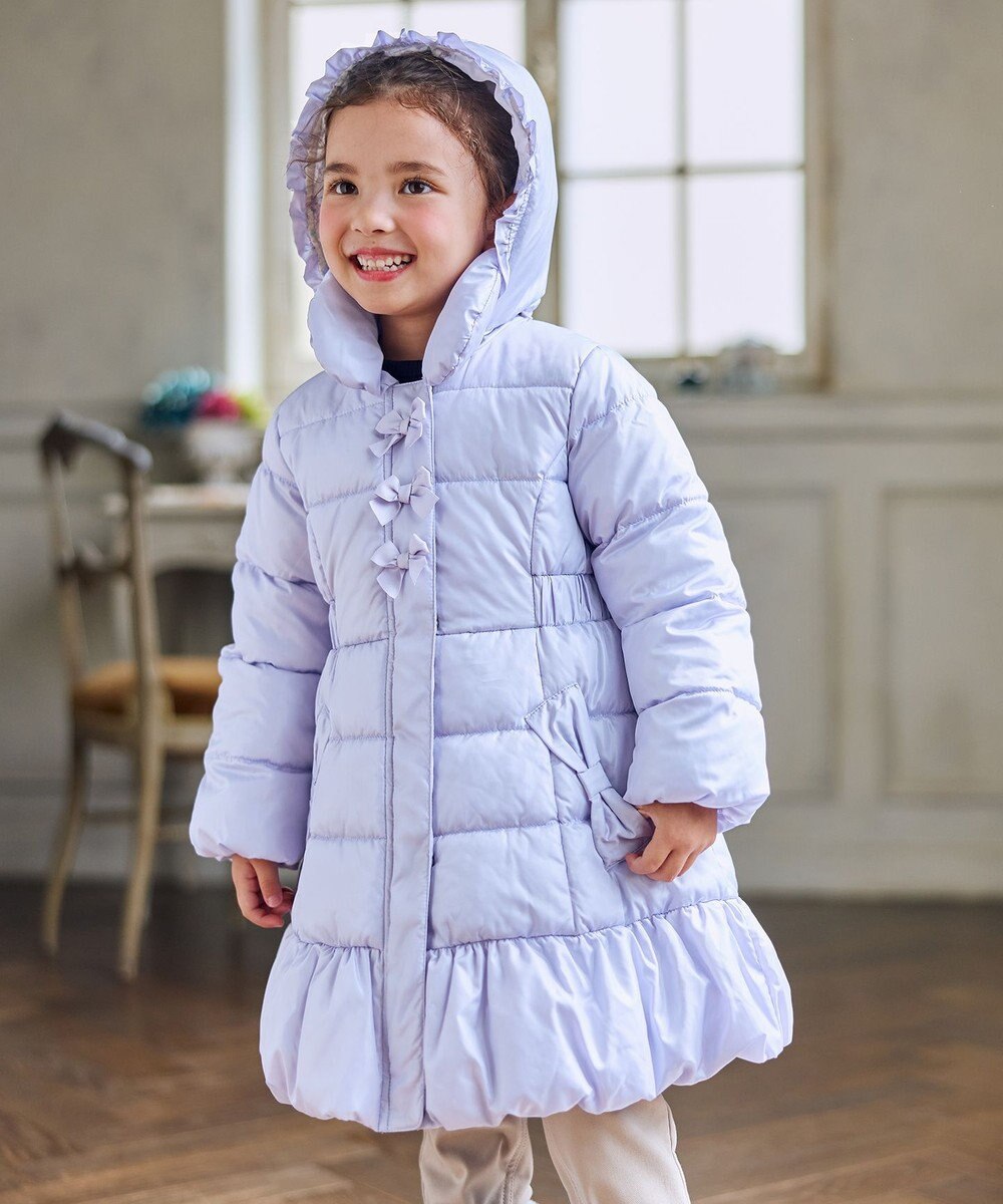 ANY KIDS 【フード取り外し/洗濯機可能】Aラインコート 