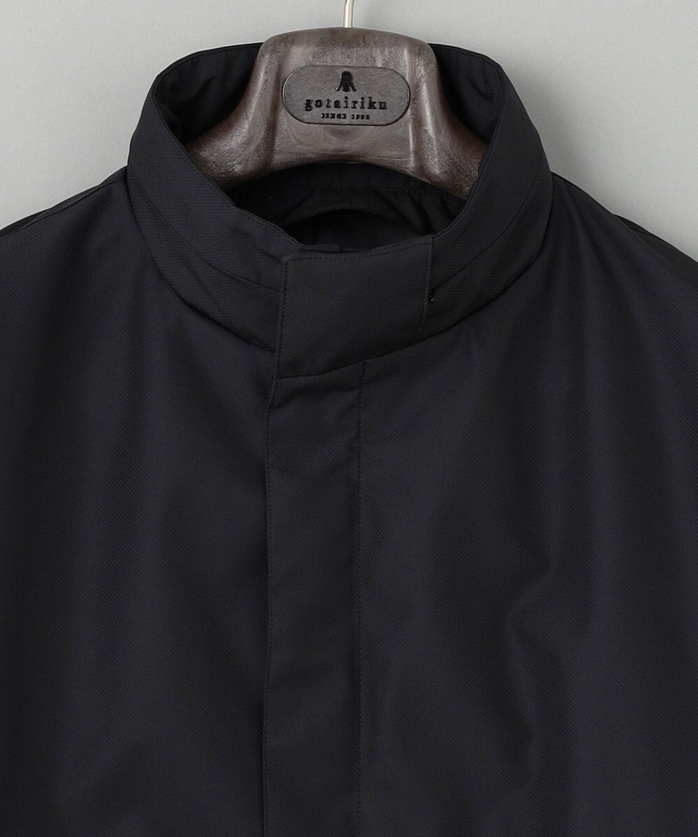 GOTAIRIKU 【防水/軽量/シワになりにくい】ラスタードビーメモリーラミネーションコート_スタンドカラー(24年モデル) 