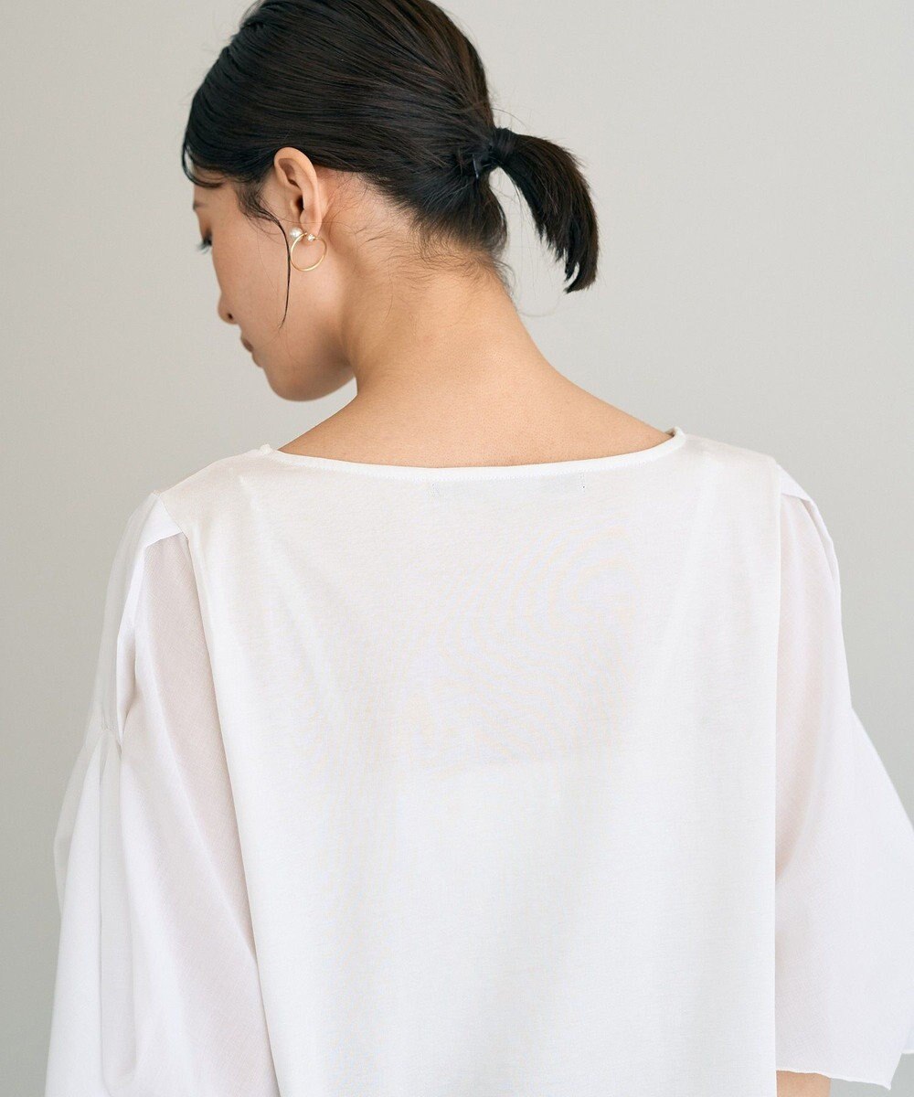 YECCA VECCA シアースリーブカットソー 