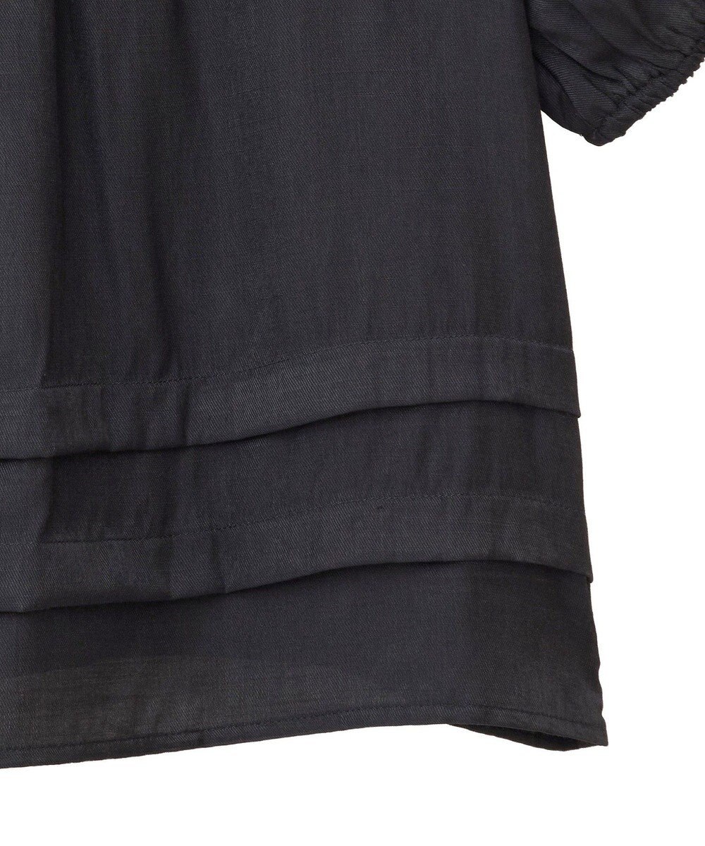 CRAFT STANDARD BOUTIQUE バックレースアップバルーンスリーブブラウス 