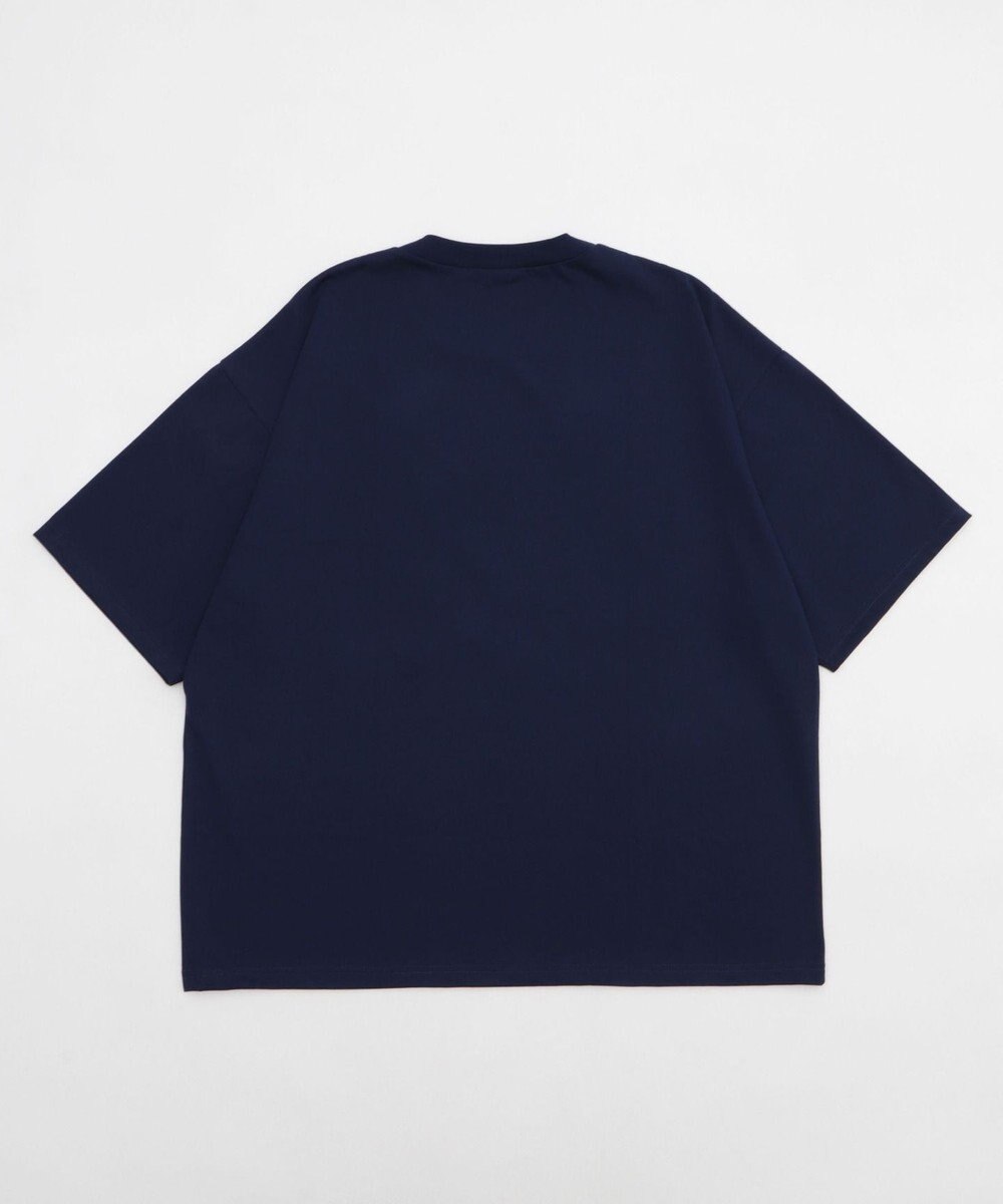 WEGO 【速乾/ひんやり/ユニセックス着用ITEM】接触冷感フロッキープリントグラフィックT（SS） 