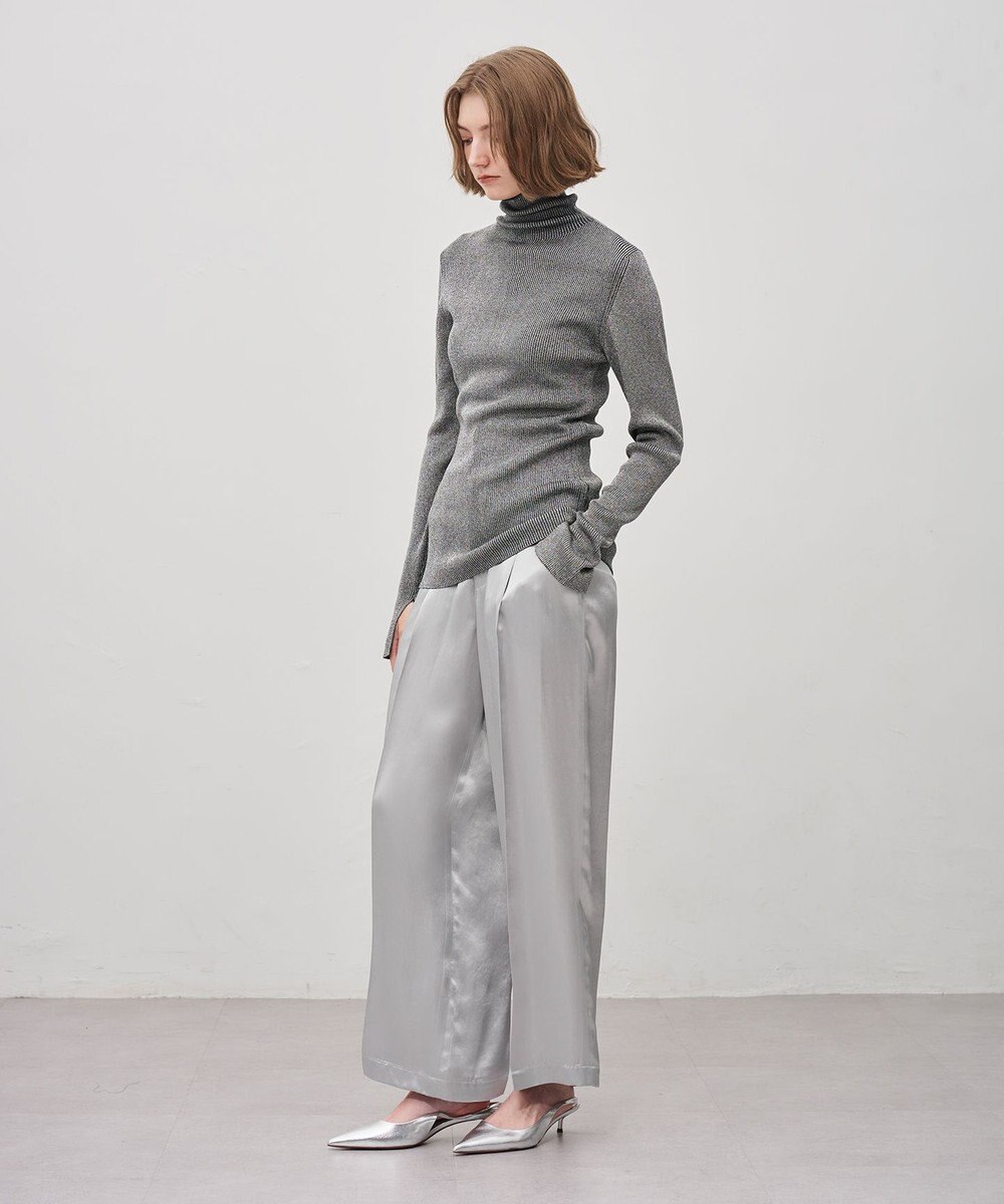 uncrave ラメニット タートルトップス 