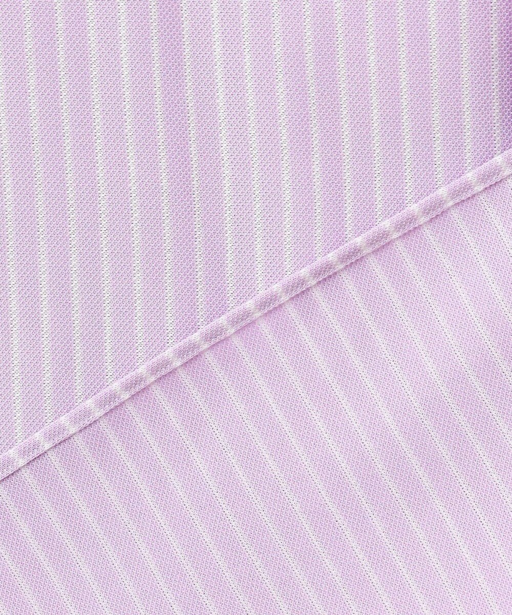 J.PRESS MEN 酷暑の清潔感もこれ一枚で【吸水速乾 / 抗菌防臭 / 防シワ】【J.PRESS OXFORD JERSEY】カノコインレイストライプ 半袖シャツ / B.D. 