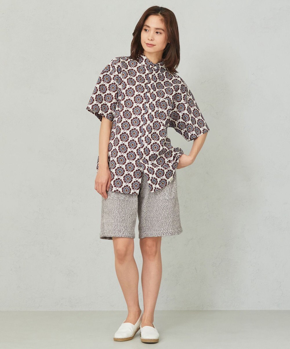 JOSEPH ABBOUD MOUNTAIN 【SPACE／UNISEX】ベアフリース ハーフパンツ 