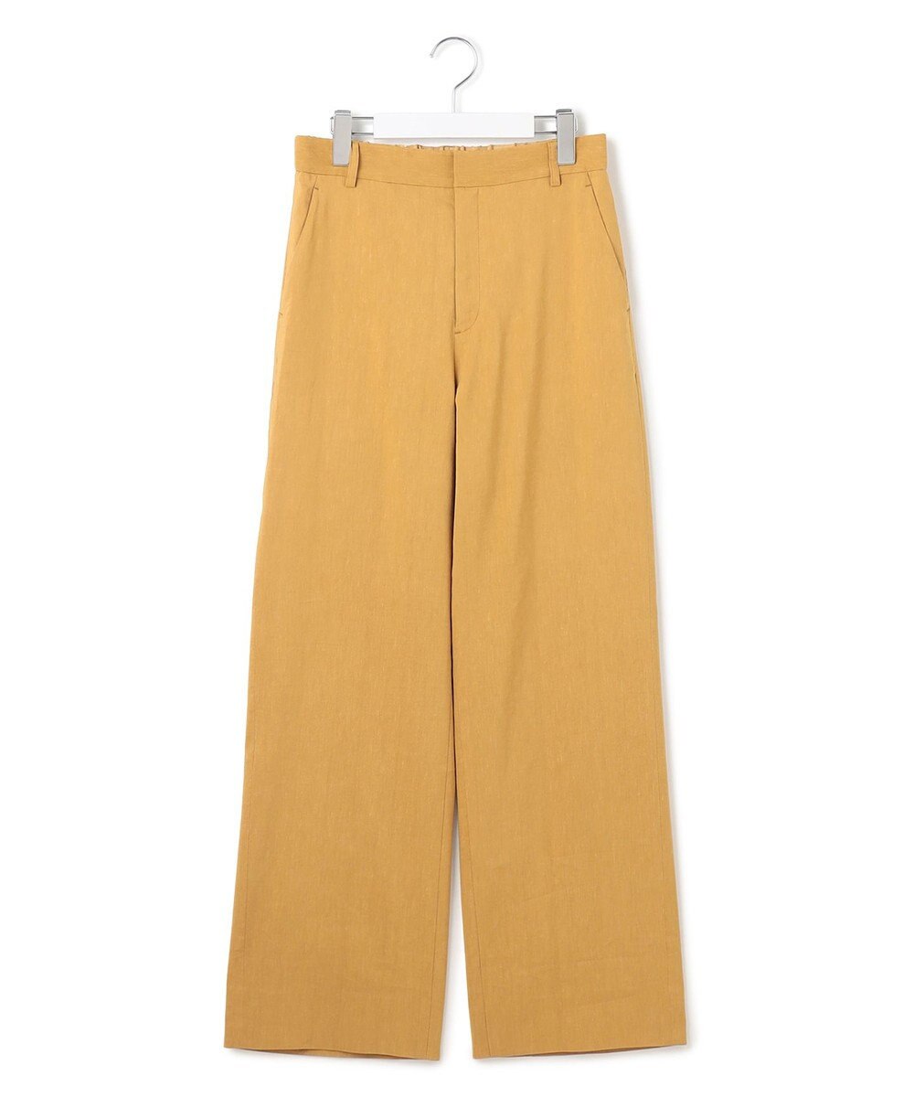 23区 S 【Oggi5月号掲載/洗える】リネンレーヨンストレッチ ワイド パンツ 