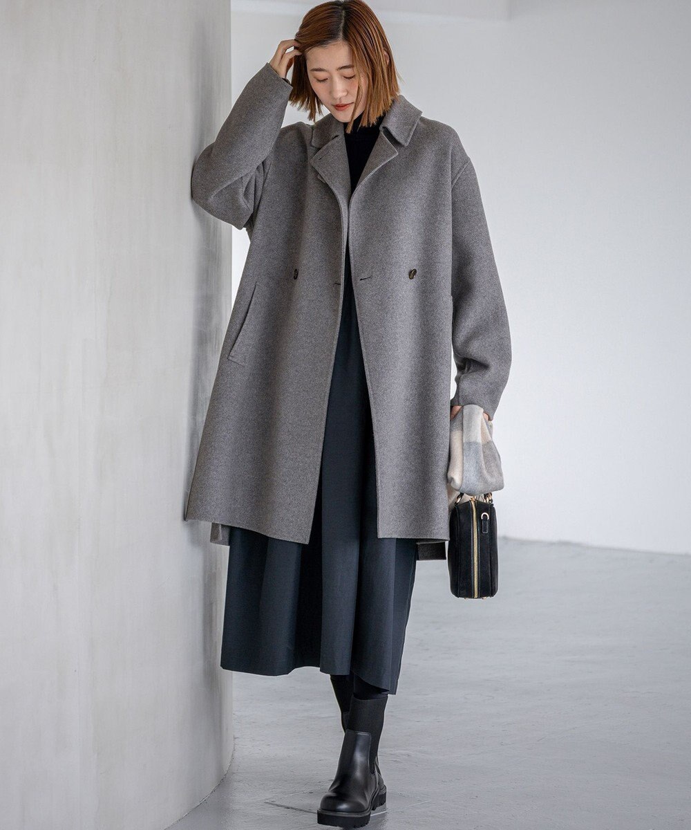 23区 L 【VERYベストアウター大賞「ロングアウター賞」受賞！/滝沢眞規子さん着用】 MANTECOPure リバー チェスターコート 