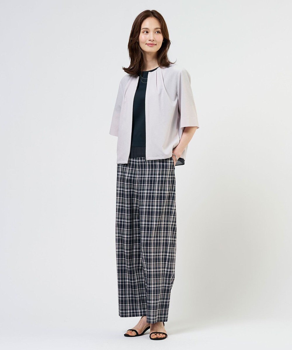 J.PRESS LADIES S 【シーンレスに活躍】コットンスムース シアーデザイン カットソー 