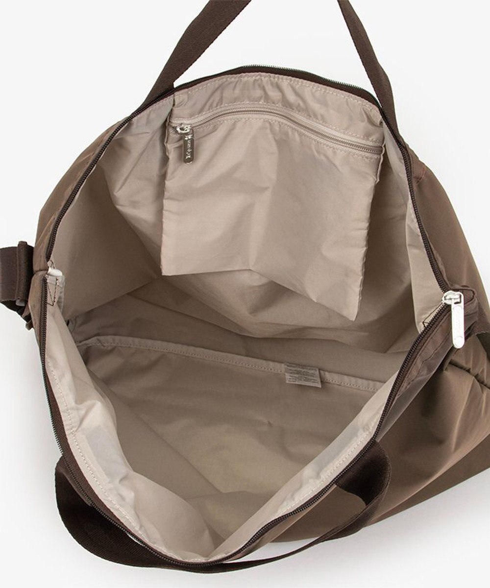 LeSportsac DELUXE ZIPTOP TOTE/ダークチョコレート 