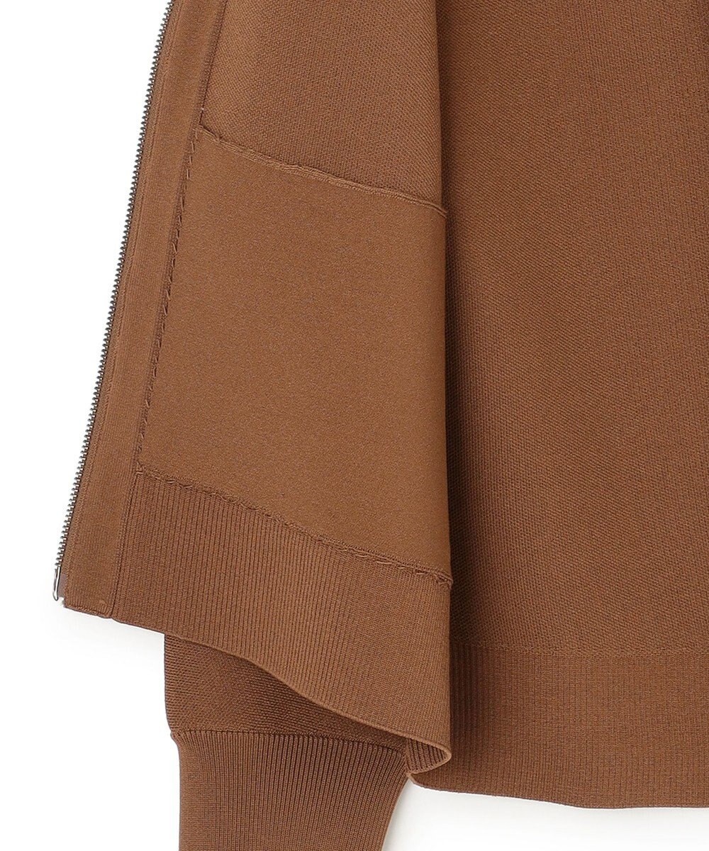 ICB 【洗える】シンセティックダブルフェイス ニットトラックジャケット 