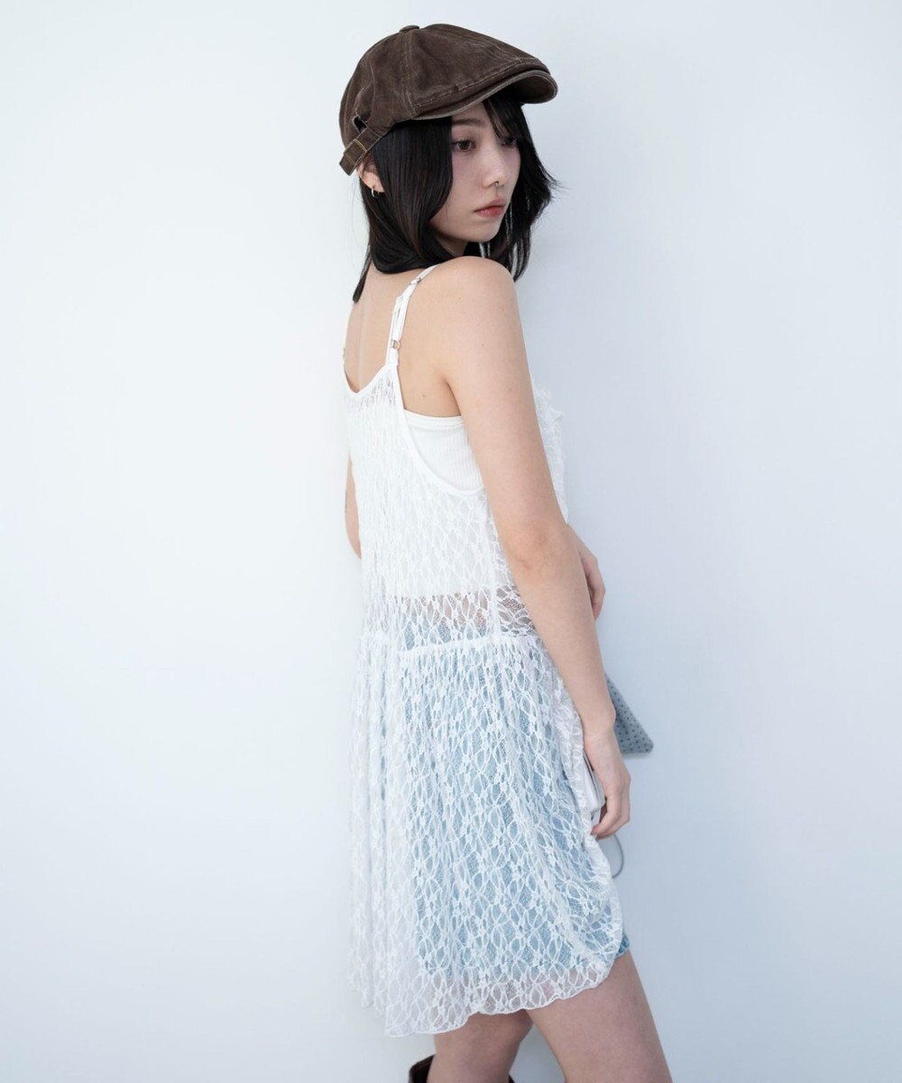 WEGO ドロストデザインキャミワンピース 