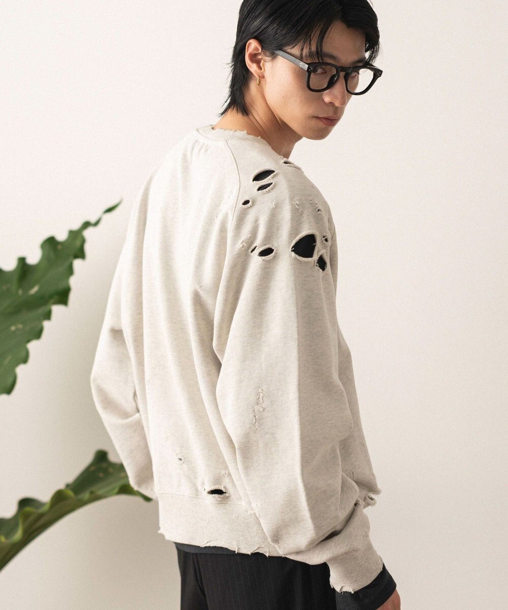 WEGO ショートダメージプルオーバー 