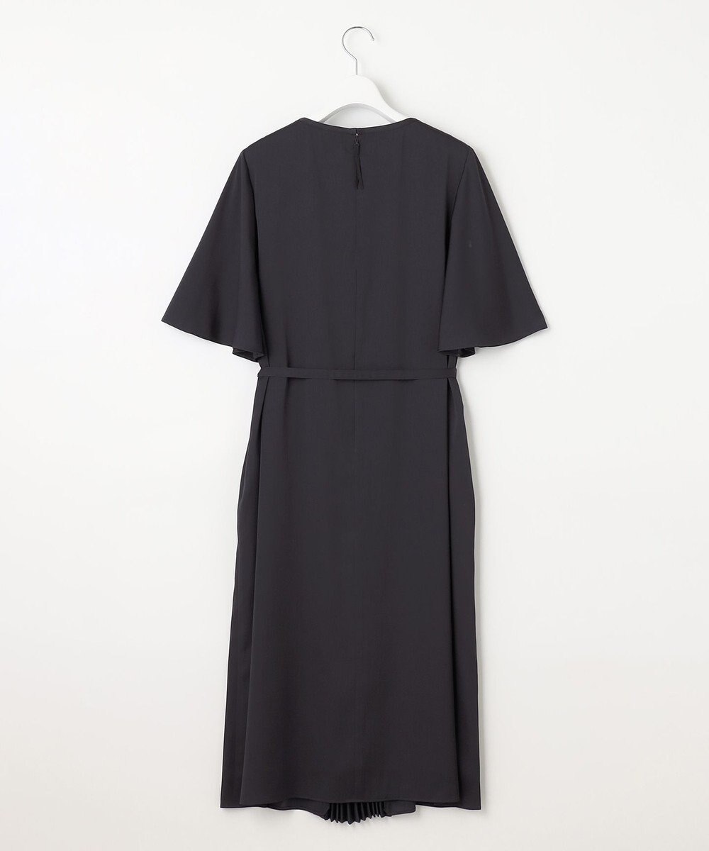 自由区 【洗える・XSサイズあり】フロントプリーツ ドレス 