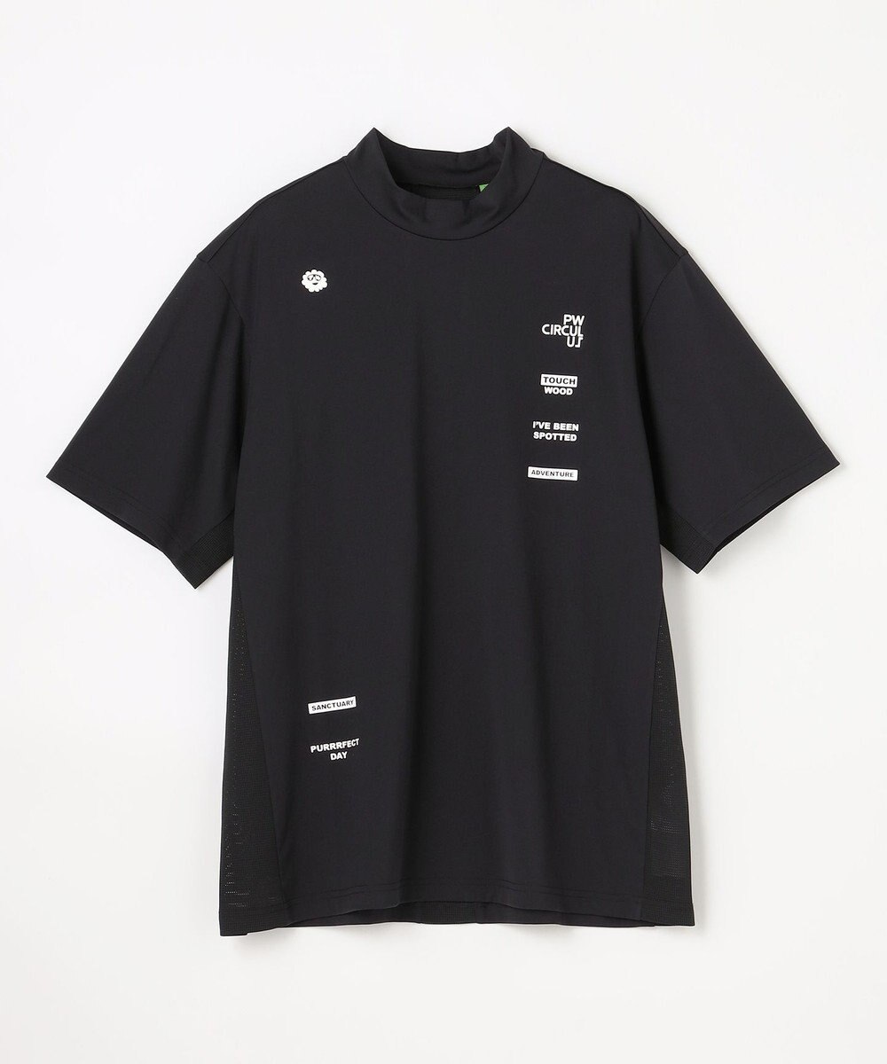 PW CIRCULUS 【MEN】メッシュコンビ モックネック ゴルフ 