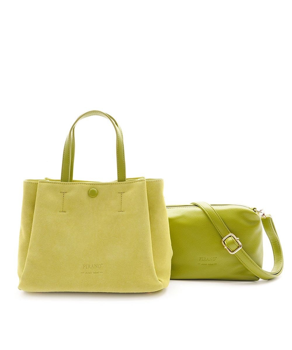 MioFIRANO スエードミディハンドバッグ＆ショルダーバッグセット 2WAY　FIRANO フィラノ 