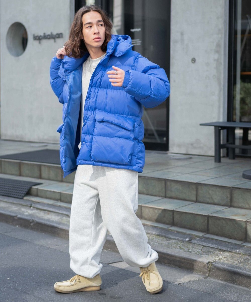 WEGO カラーナイロンパテッドブルゾン 