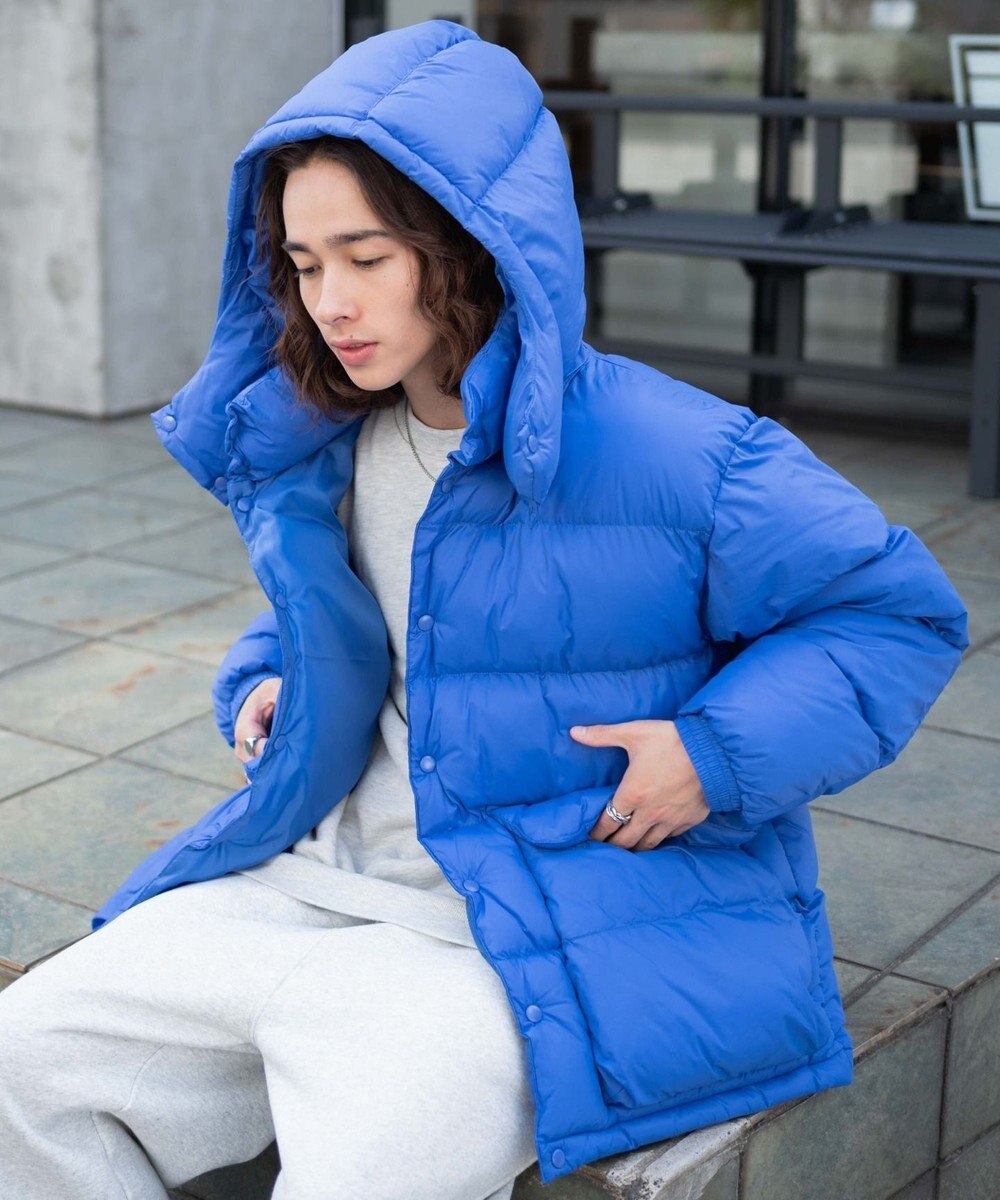 WEGO カラーナイロンパテッドブルゾン 