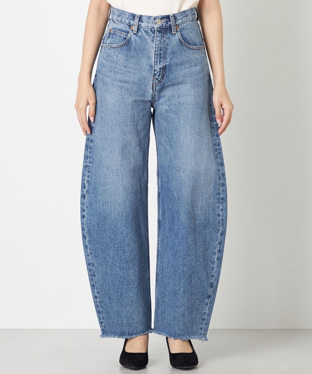 NAVE 【×NAVE】SERGE de bleu × NAVE カーブワイドデニム 