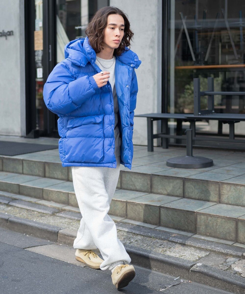 WEGO カラーナイロンパテッドブルゾン 