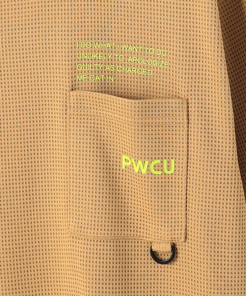 PW CIRCULUS 【GOLF OUT掲載アイテム】【MEN】ワッフルポロ ゴルフ 