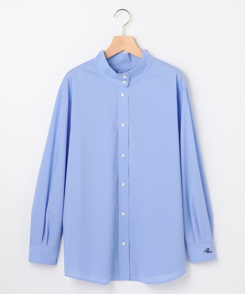 組曲 S 【加藤ローサさん着用 / 前後着用可】コットンタッチシャーティング刺繍入り ブラウス 