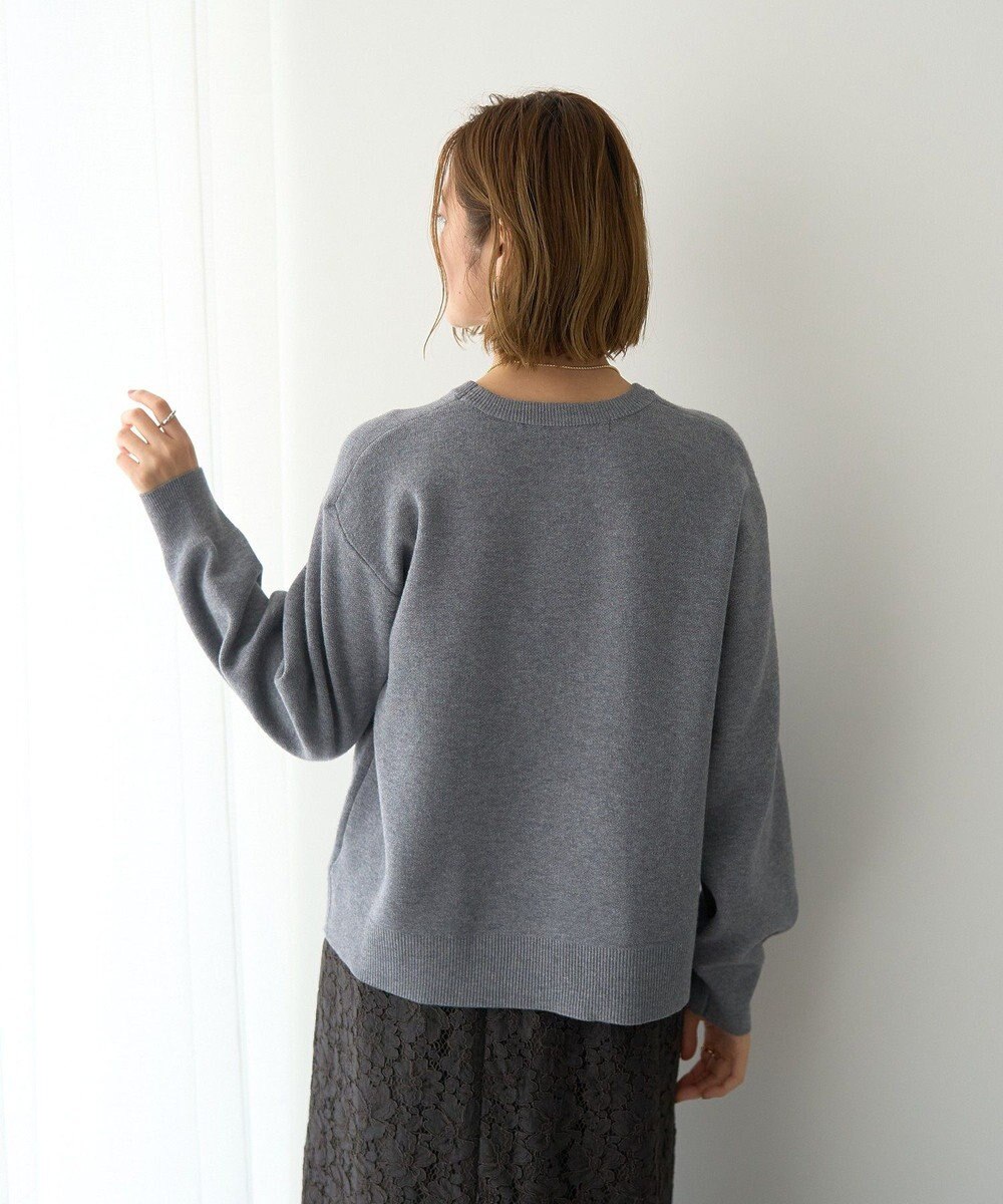 YECCA VECCA 刺繍ロゴニット 