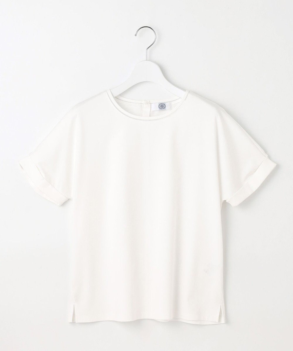 J.PRESS LADIES 【WEB限定カラーあり・洗える】コットンスムース ハシゴレース カットソー 