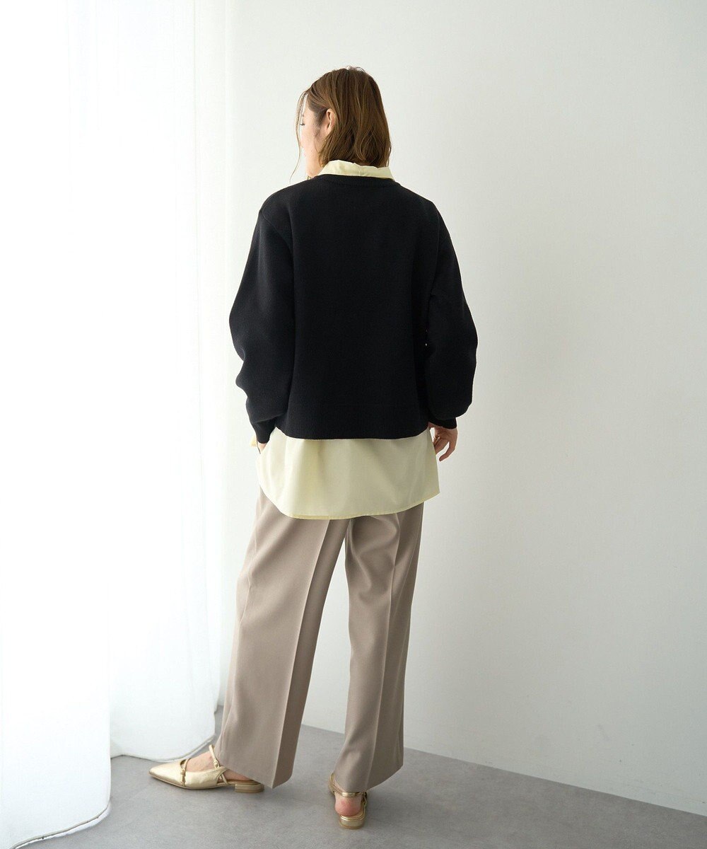 YECCA VECCA 刺繍ロゴニット 