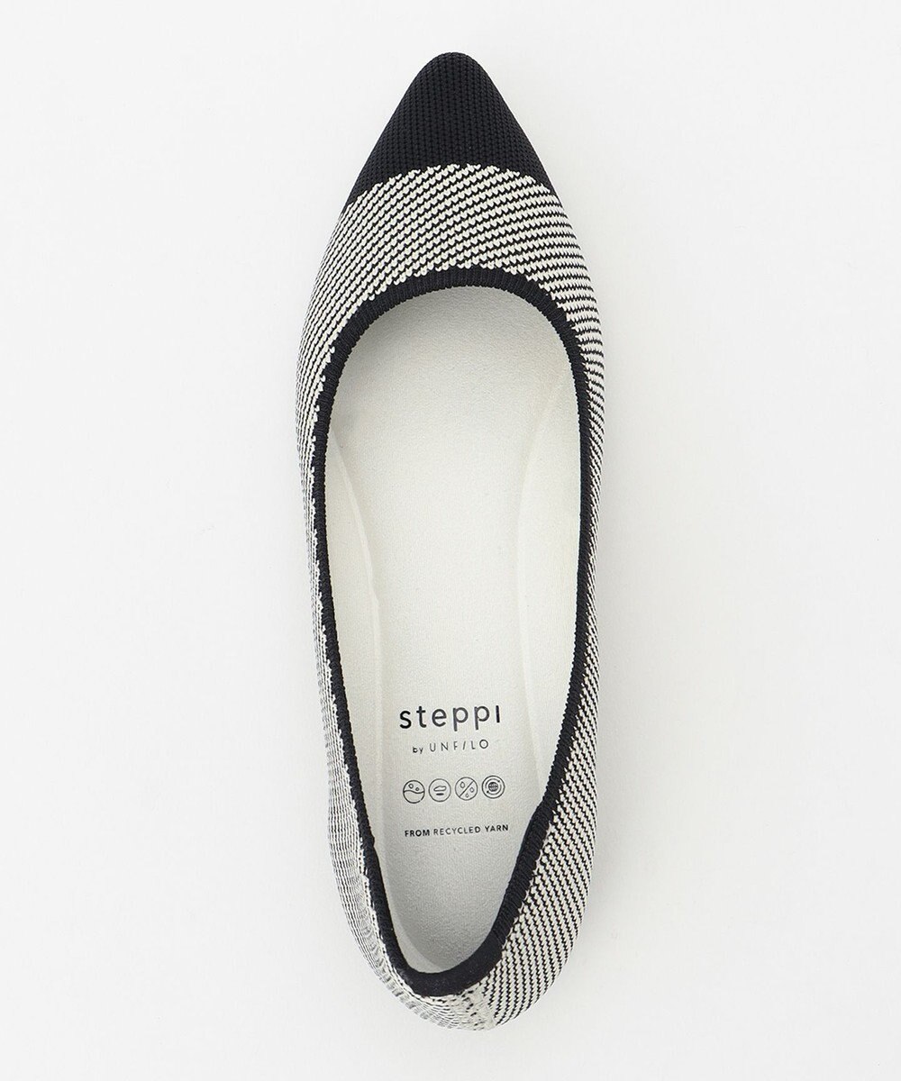 steppi 【洗える/撥水】  バイカラー ポインテッドパンプス 