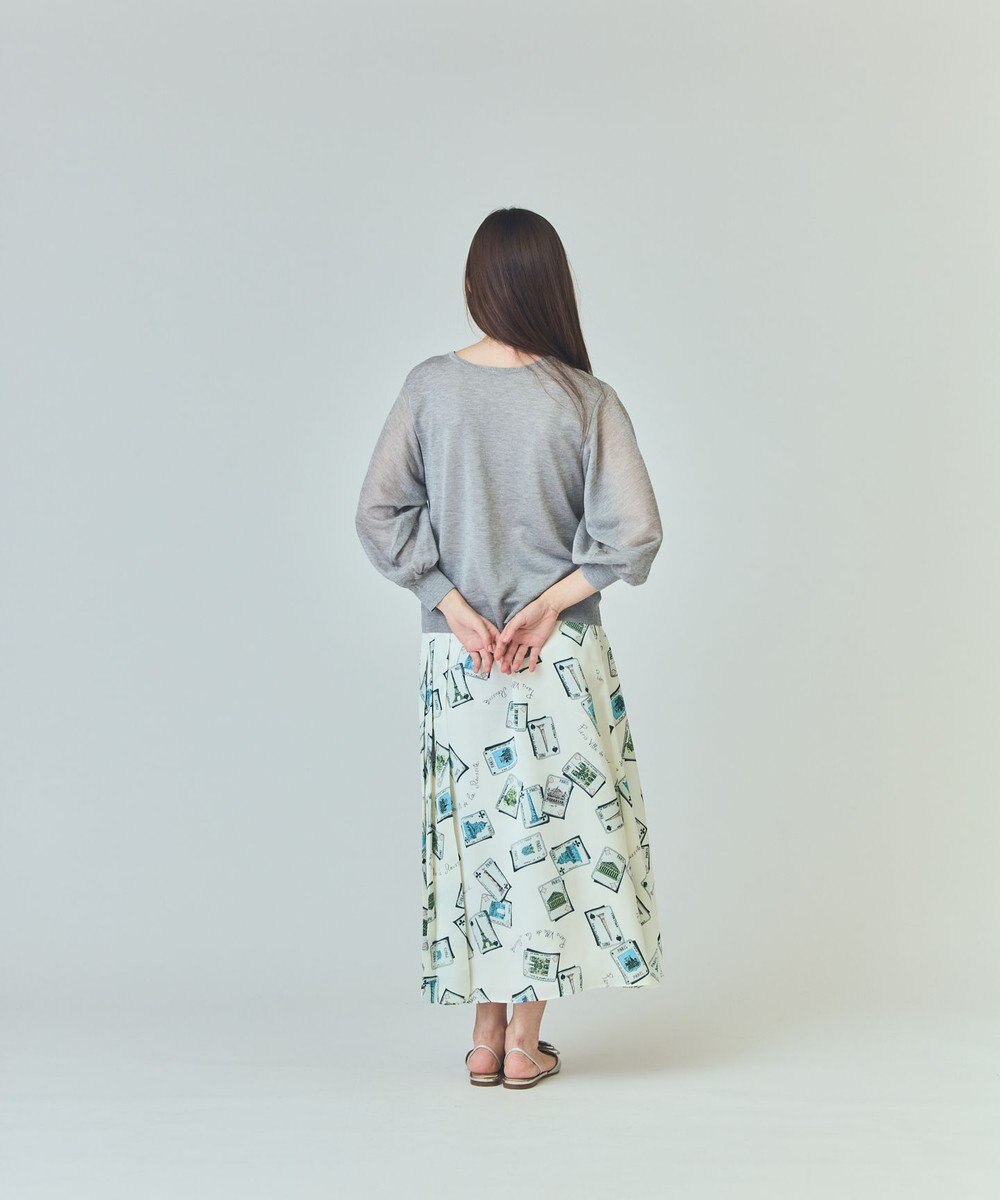 GRACE CONTINENTAL ラメシアーニットトップ 