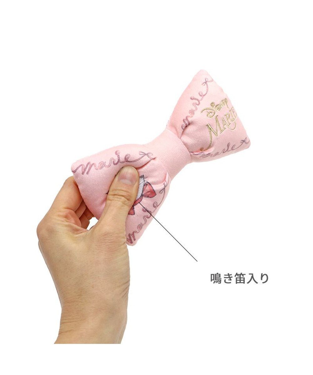 PET PARADISE ディズニー マリー 猫 リボンおもちゃ 《ピンク / ベージュ》 