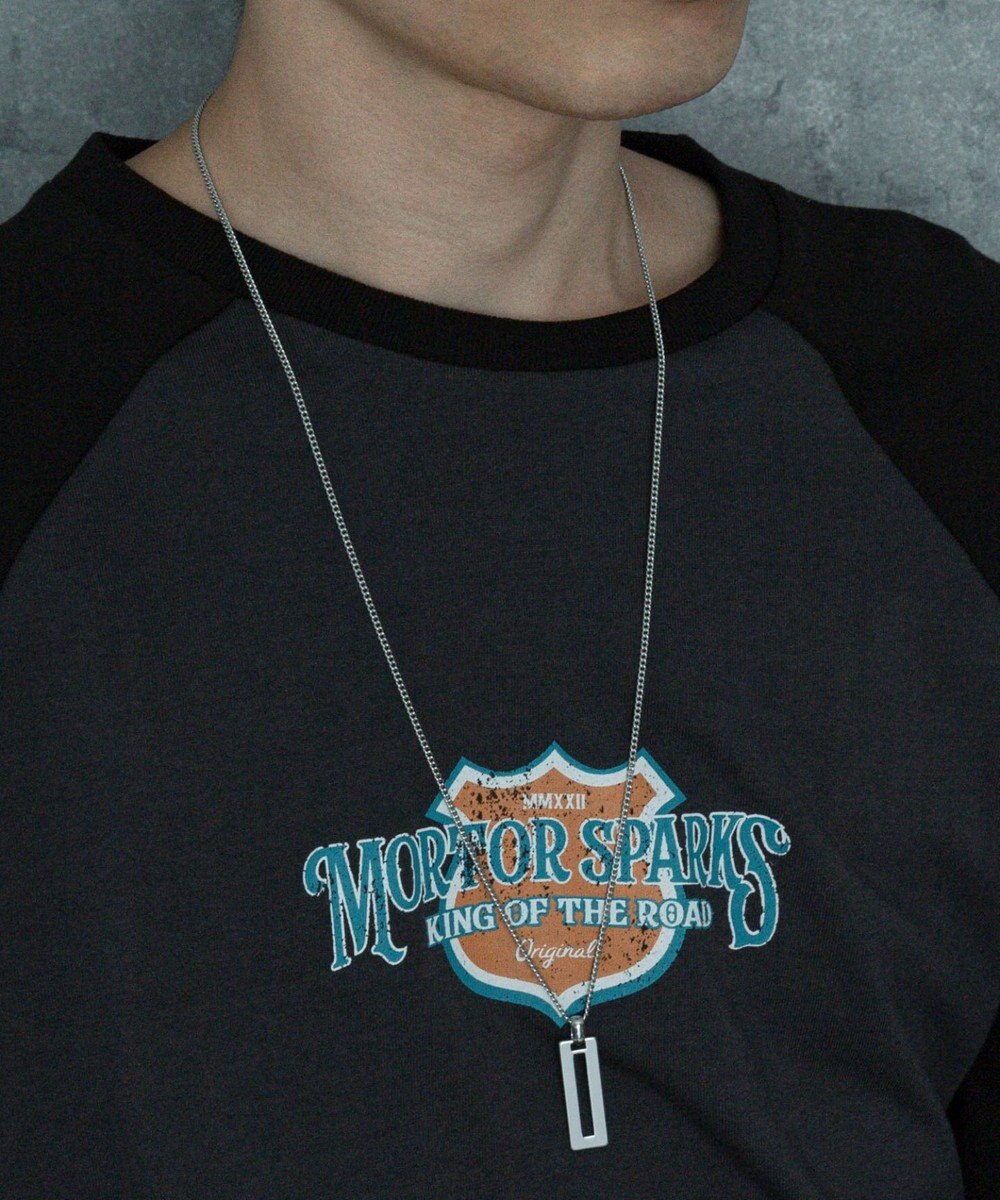 WEGO Mモチーフロングチェーンネックレス 