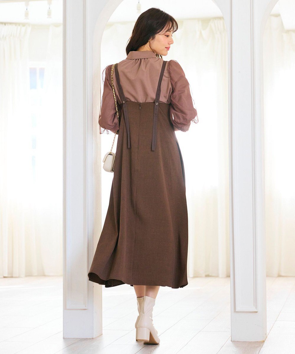 Feroux ダブルストラップキャミ ドレス 