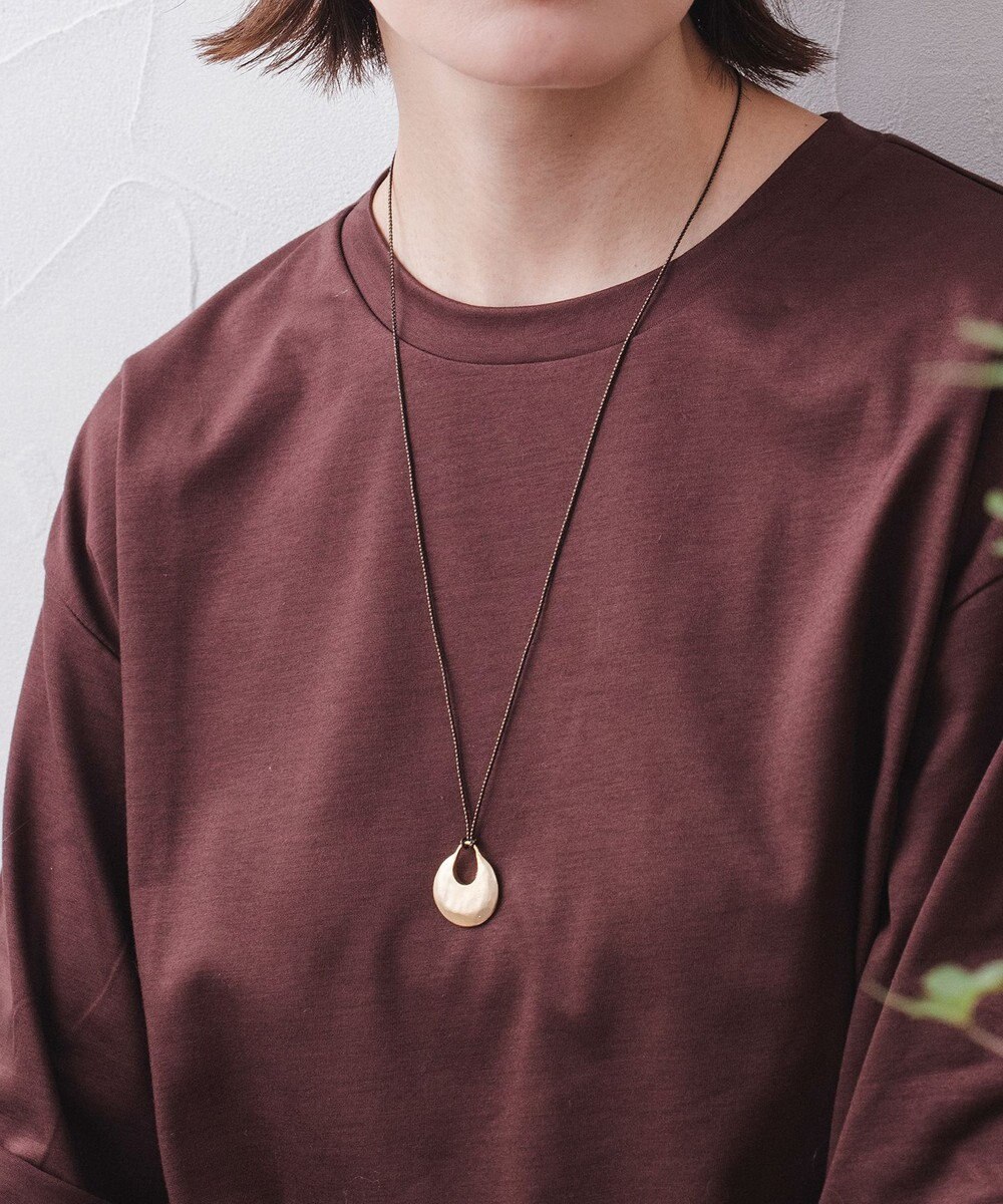 Pisceans ムーンディスク×くみひもネックレス 