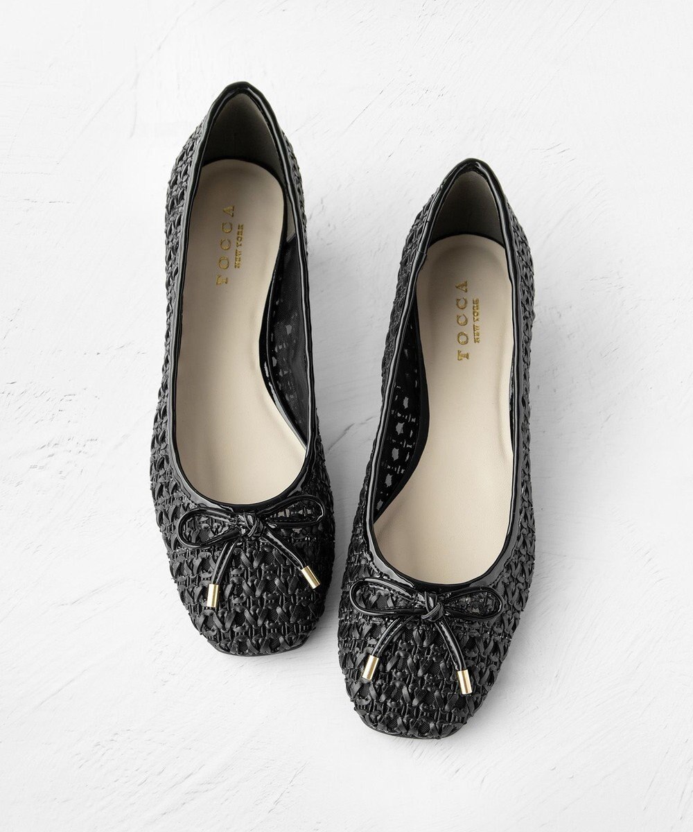 TOCCA CROCHET WITH RIBBON PUMPS パンプス 