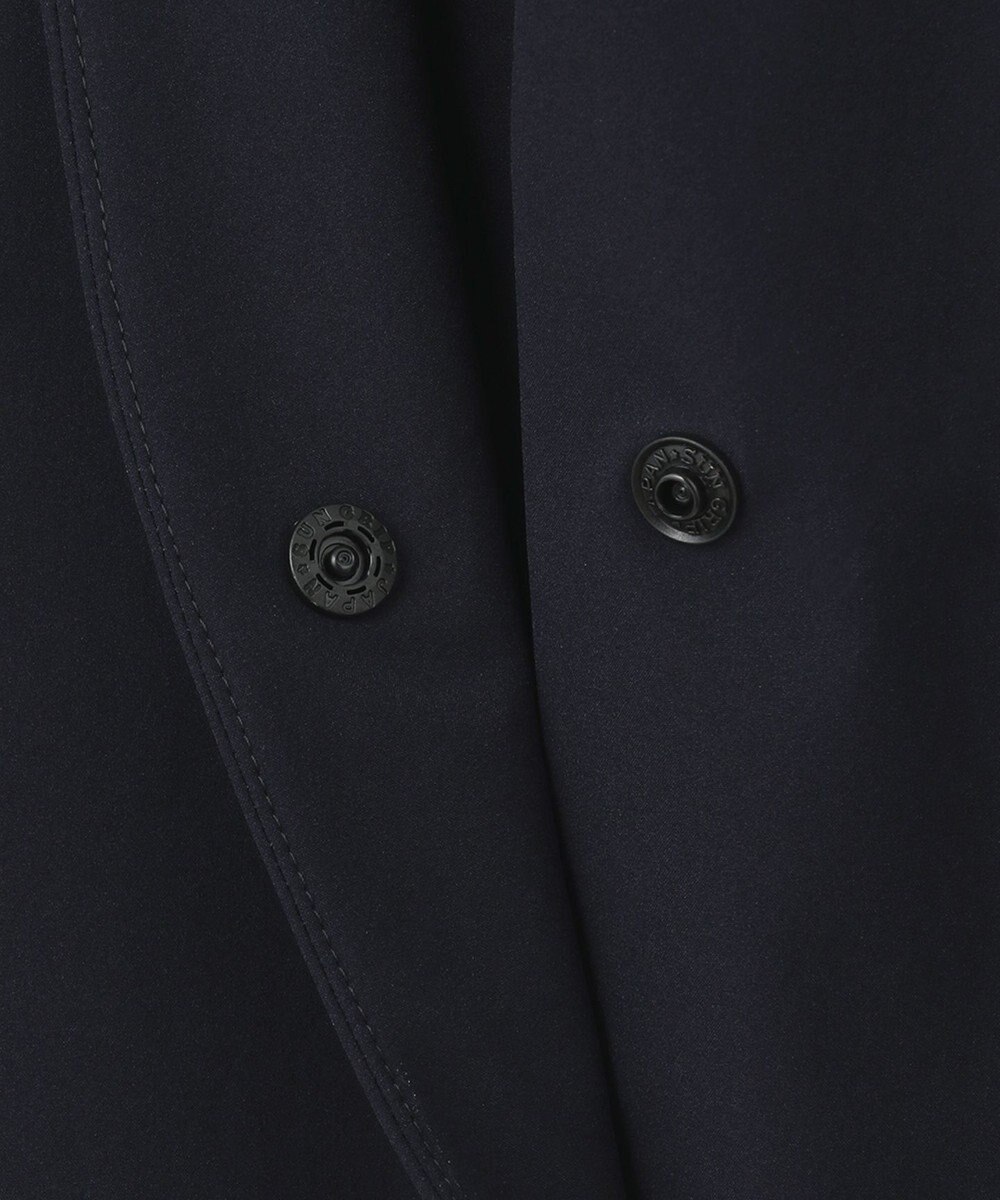 ICB 【UVカット・洗える】4WAYストレッチタフタ ノーカラージャケット 